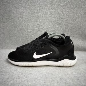 Nike Shoes Women Size 7.5 Free RN Black White Low Top Running Sneaker 942837-001